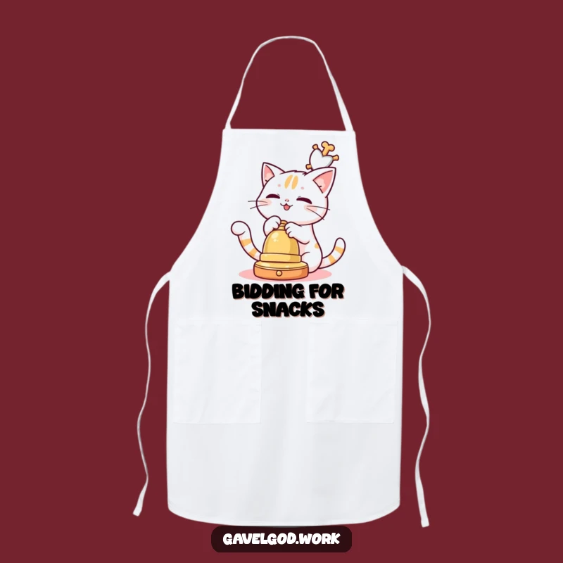 Funny Kawaii Cat Apron: Cook with Playful Paws