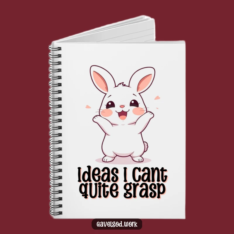 Funny Kawaii Rabbit Notebook: Jot Down Ideas with Excited Wiggles