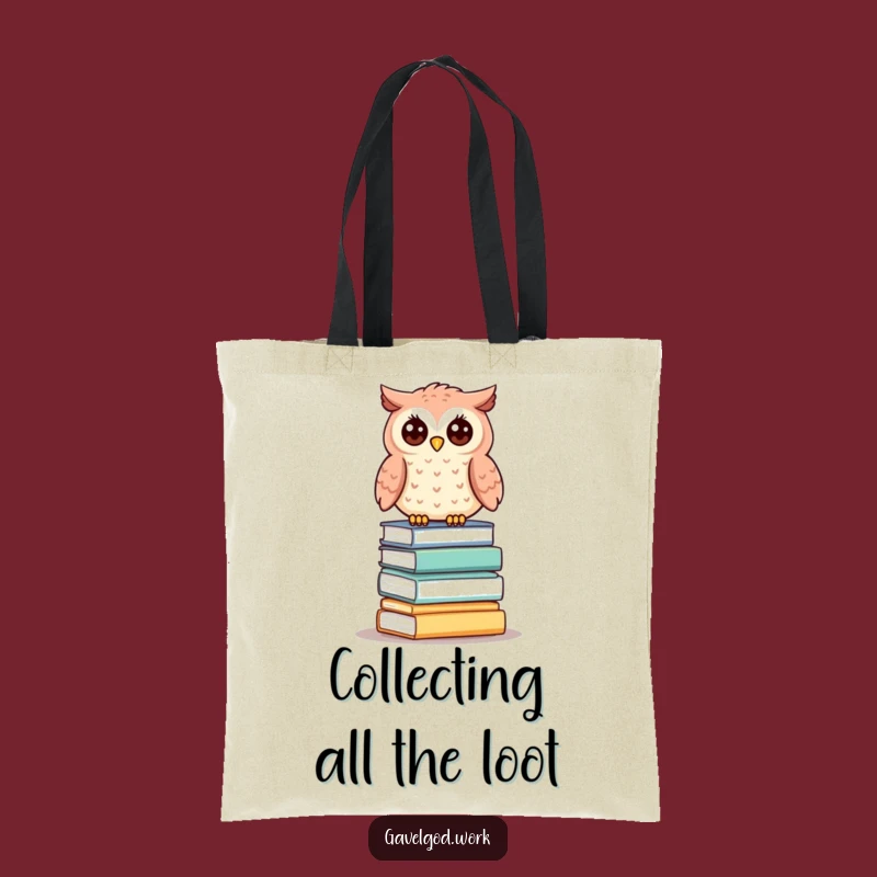Funny Kawaii Owl Tote: Carry Wisdom from Auction Lots